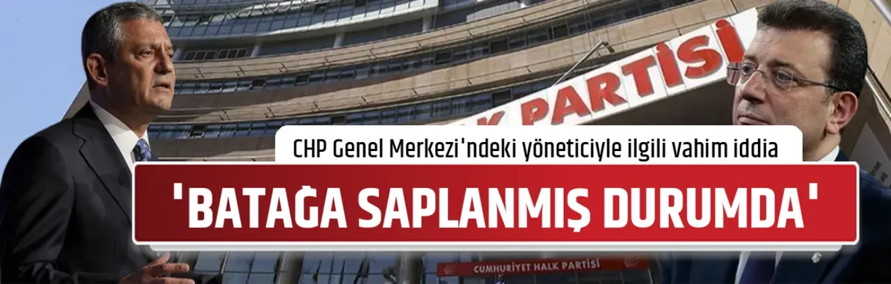 'BATAĞA SAPLANMIŞ DURUMDA'