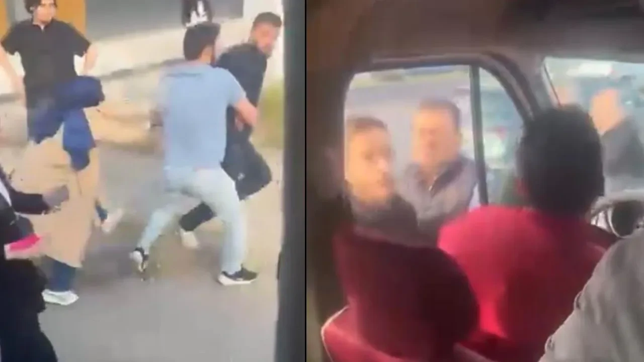 Şehir eşkıyaları kamerada! Önünü kesip, tehditler savurdular