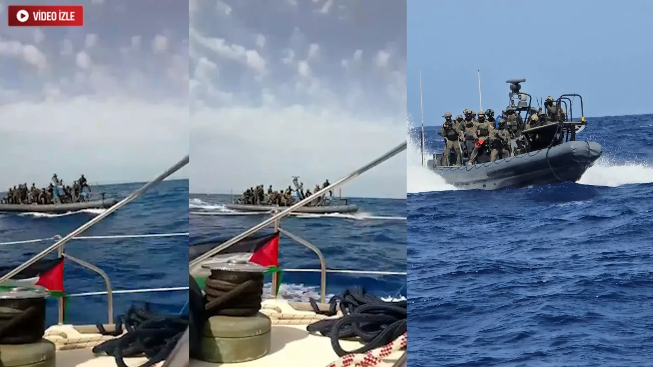 İsrail'den Gazze'ye yardım götüren Küresel Sumud Filosu'na saldırı