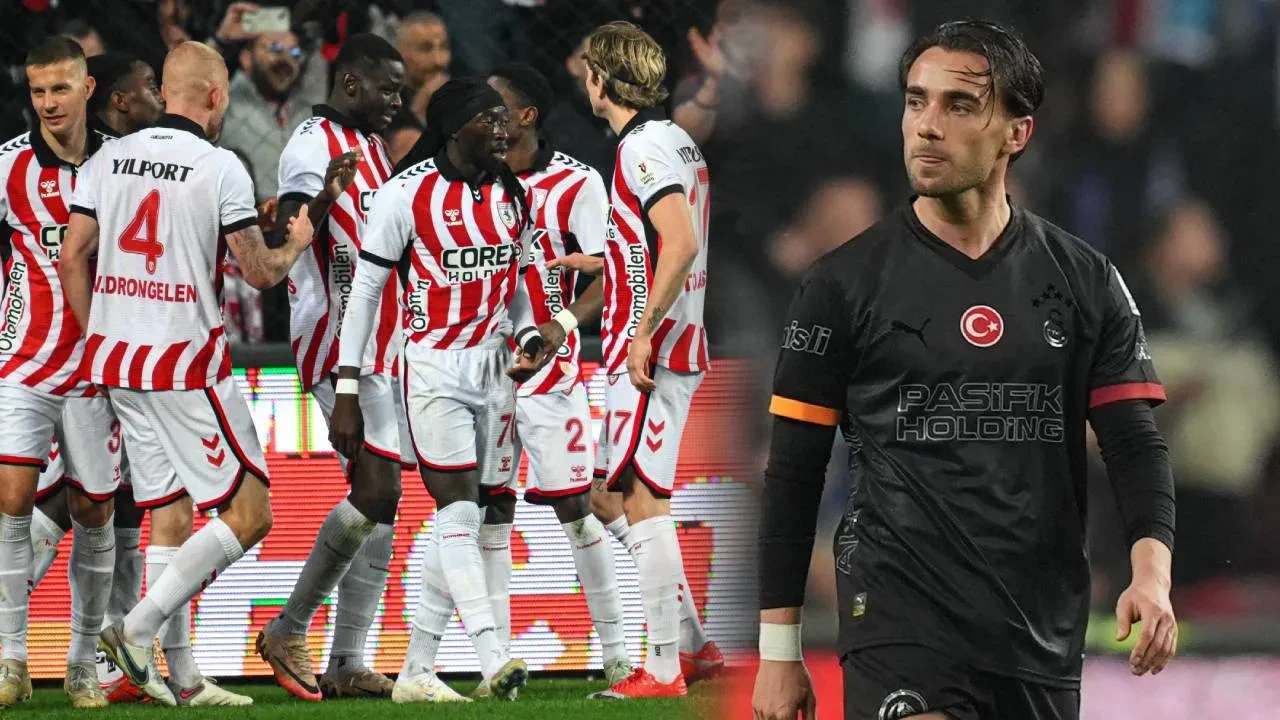 Galatasaray, Samsunspor deplasmanında dağıldı! Cimbom 4-1 yenilerek şampiyonluk turunu atamadı