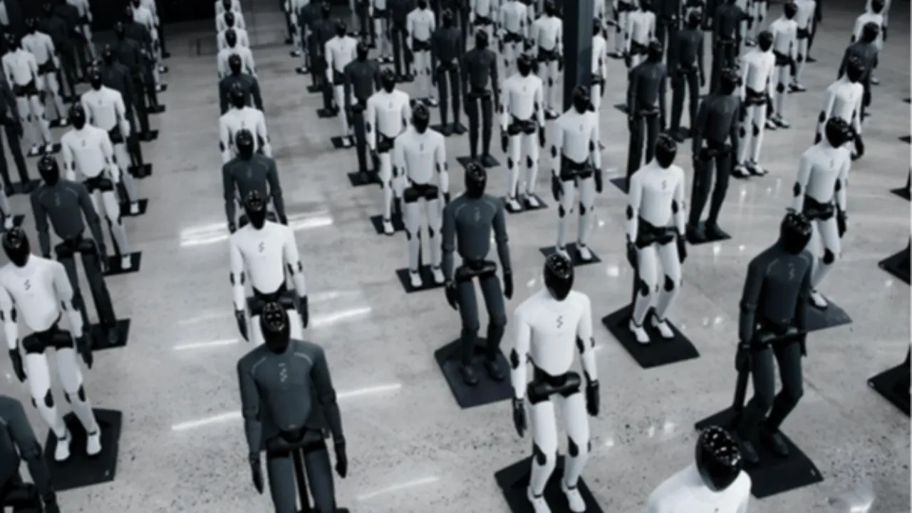 Her saat başı bir insansız robot üretiliyor