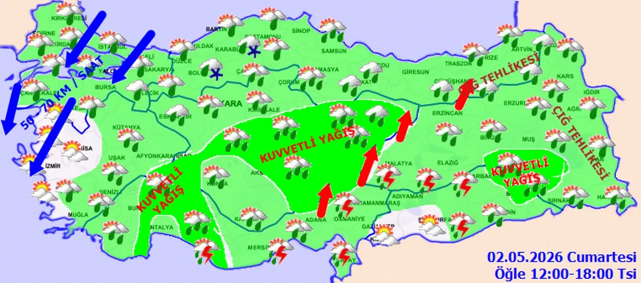Meteoroloji 13 ili sarı kodla uyardı: Kar, sağanak ve fırtına geliyor! Sıcaklık 10 derece düşecek