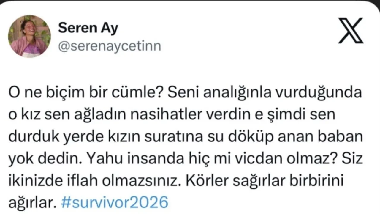 Nagihan Lina kavgasına Serenay’dan sert tepki! " Seni analığınla vurduğunda"