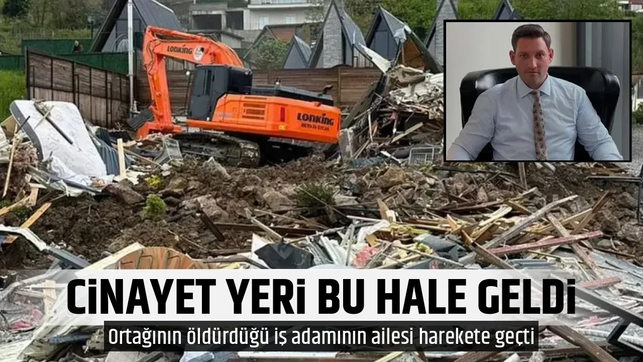 CİNAYET YERİ BU HALE GELDİ