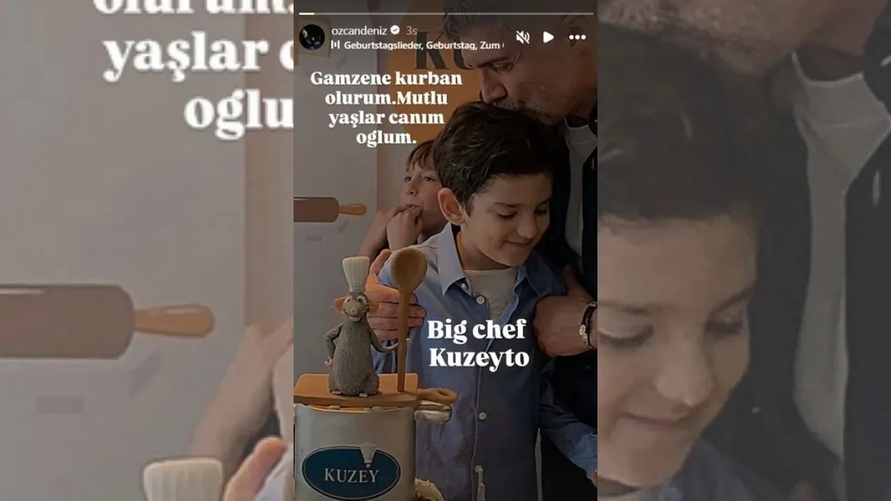 Özcan Deniz’den oğluna duygulandıran doğum günü mesajı! “Gamzene kurban olurum”
