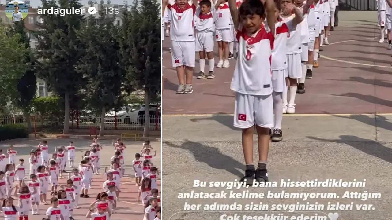 Yüzlerce öğrencinin '10 numara' davetine Arda Güler'den cevap