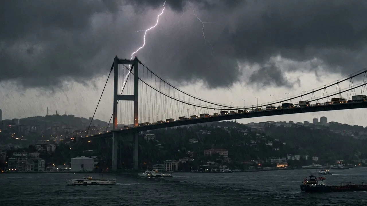AKOM, İstanbul için saat verdi! Kuvvetli sağanak ve serin hava geliyor: 1 hafta sürecek