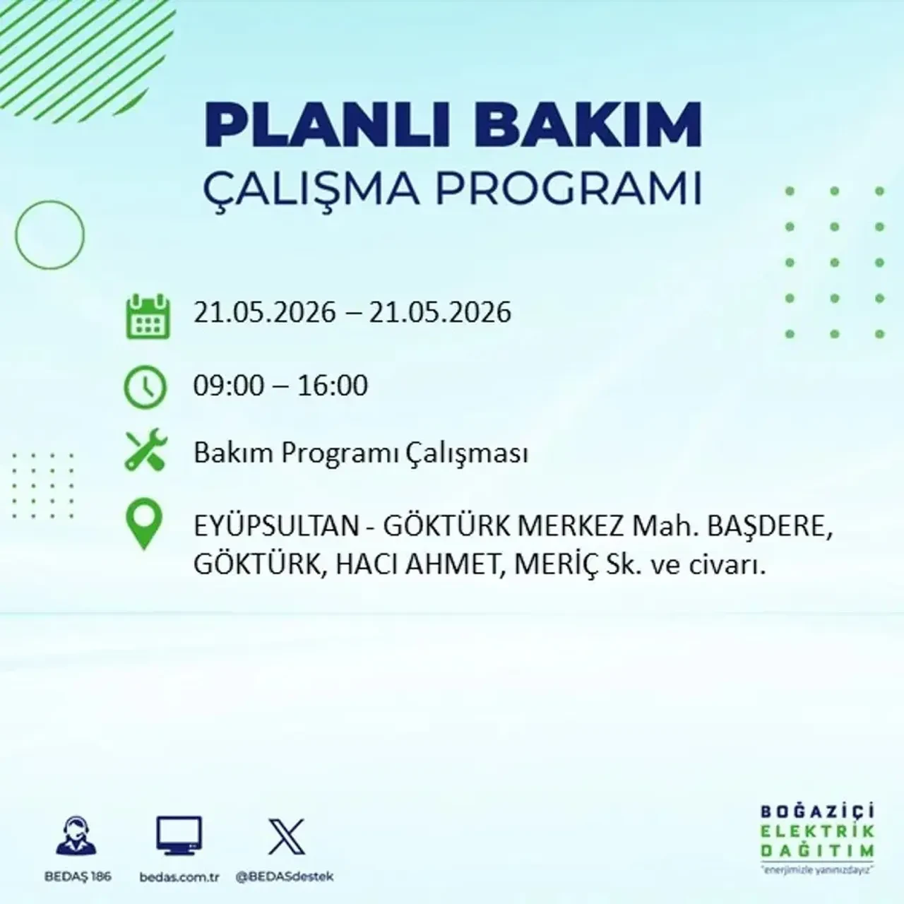 BEDAŞ İstanbulluları uyardı! Tam 21 ilçede elektrik kesintisi uygulanacak, saatler sürecek