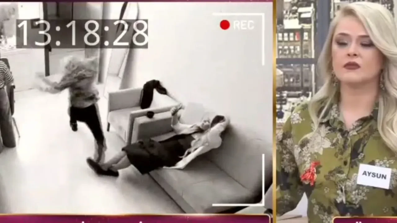 Gelinim Mutfakta Tuğba ve Aysun arasında çelme krizi! Aysun yere kapaklandı, stüdyo karıştı