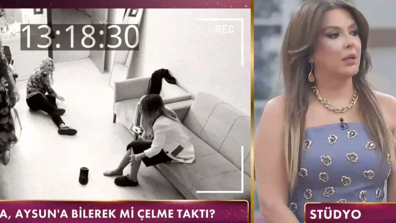 Gelinim Mutfakta Tuğba ve Aysun arasında çelme krizi! Aysun yere kapaklandı, stüdyo karıştı