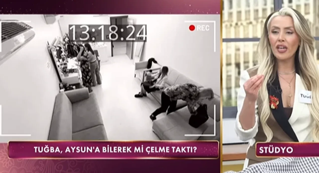 Gelinim Mutfakta Tuğba ve Aysun arasında çelme krizi! Aysun yere kapaklandı, stüdyo karıştı
