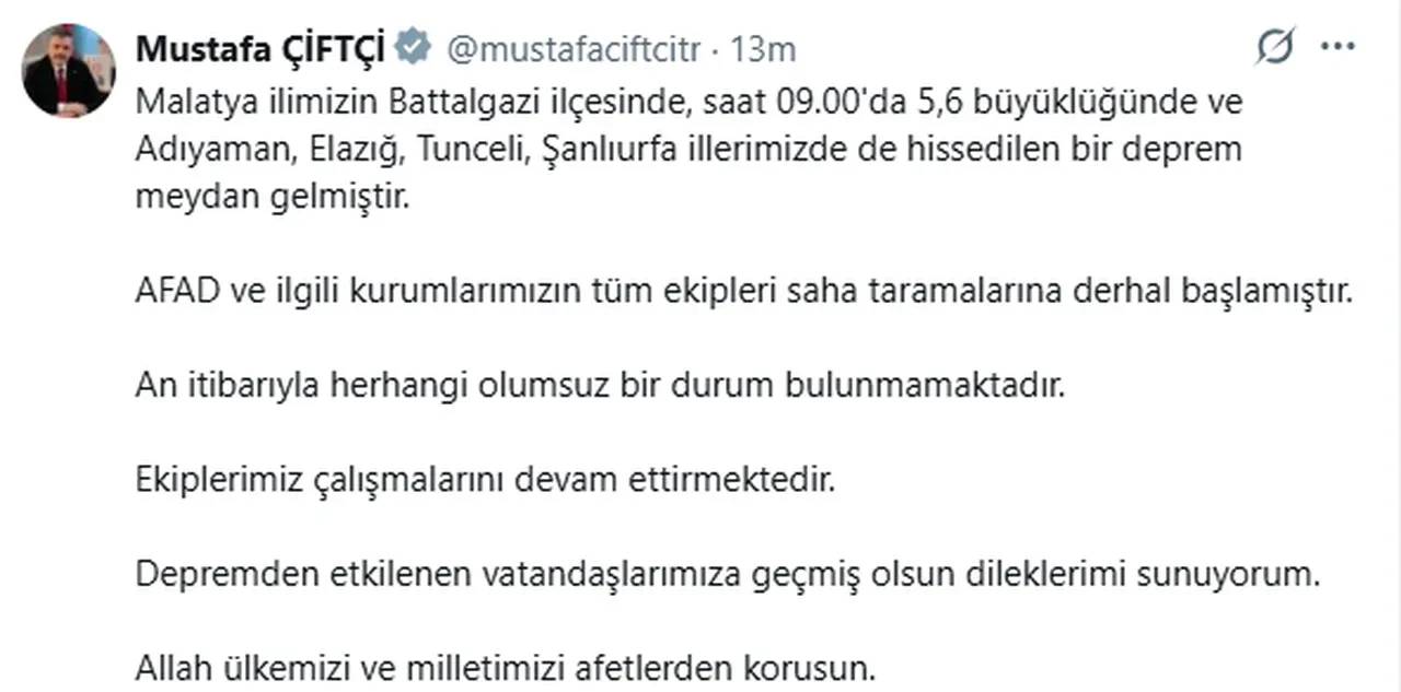 Malatya deprem! Nerede deprem oldu? Malatya, Şanlıurfa, Adana: Son dakika DEPREM!