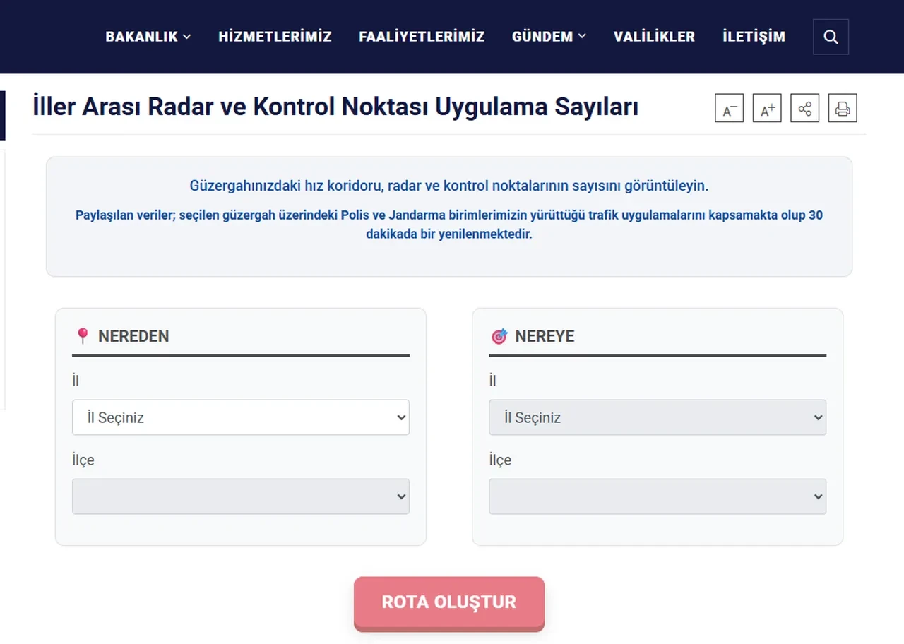 Bayramda et yerine trafik cezası yemeyin! İşte adım adım İller Arası Radar ve Kontrol Noktası Uygulaması kullanımı