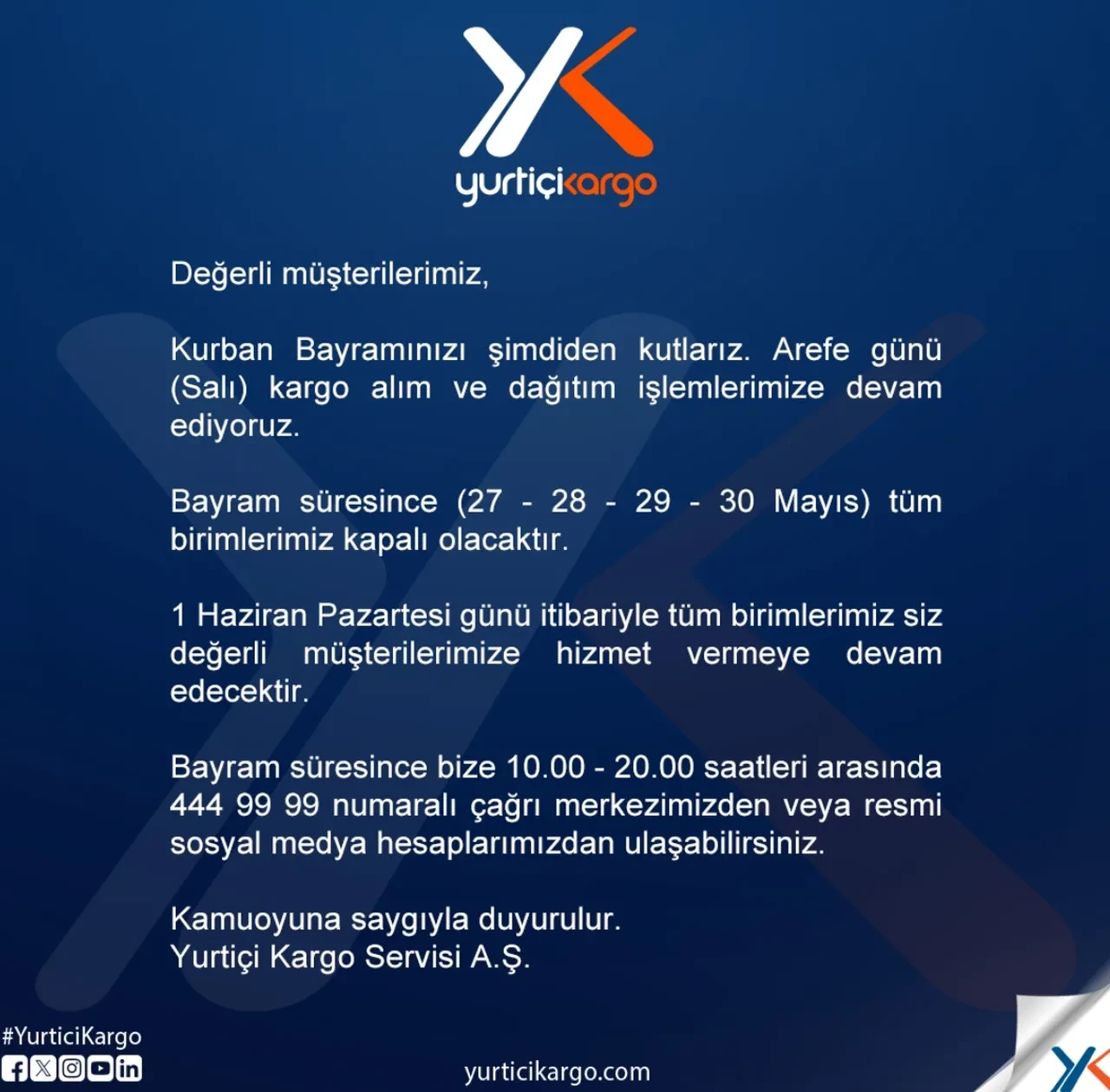 Bayramda kargolar çalışır mı, açık mı? Kargo şirketlerinden bayram haftası için açıklama geldi