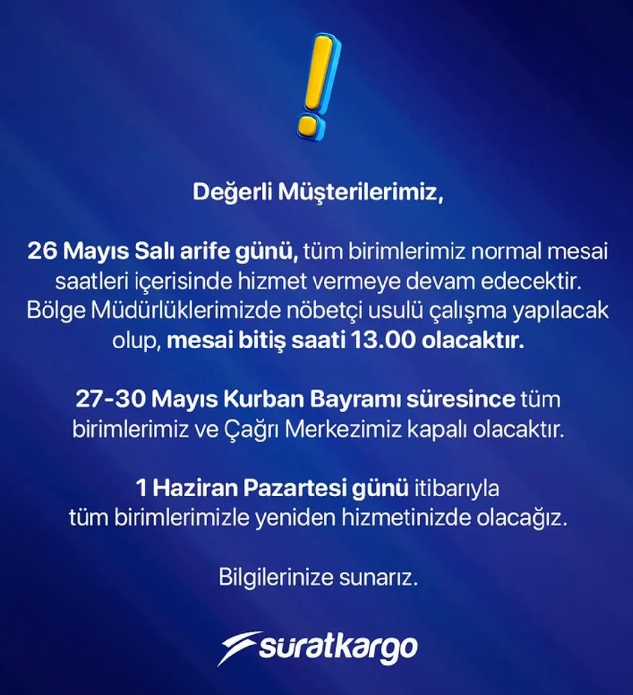 Bayramda kargolar çalışır mı, açık mı? Kargo şirketlerinden bayram haftası için açıklama geldi