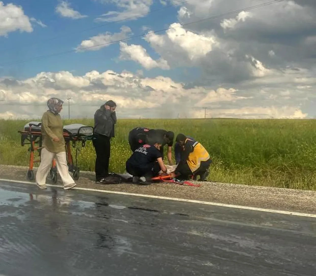 Diyarbakır’da yolcu minibüsü takla attı! Çok sayıda yaralı var