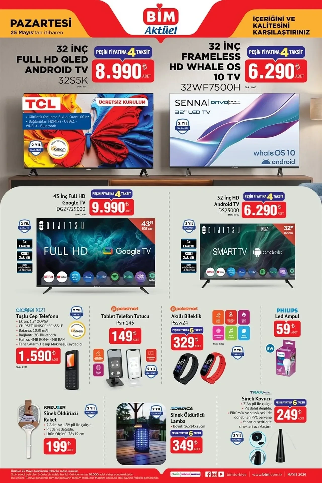 25-26 Mayıs BİM kataloğu indirimli ürünleri neler? Elektrikli Bisiklet, Stand Mikser, Vantilatör