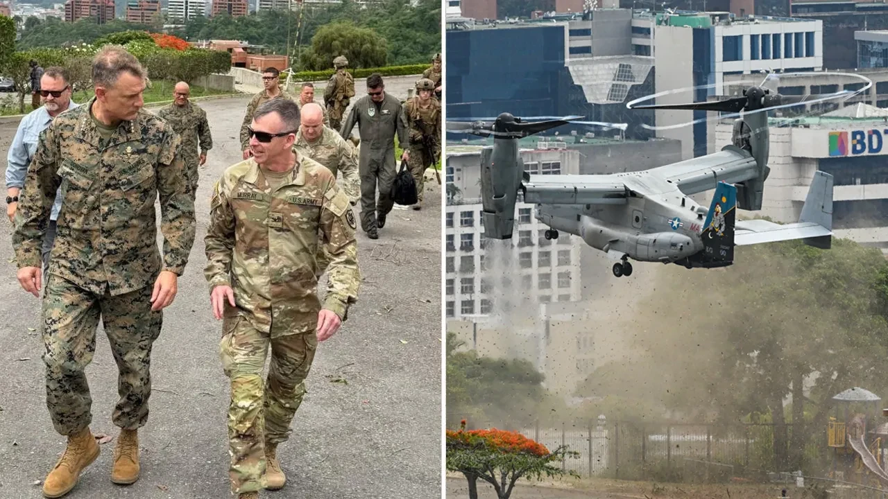 ABD ordusu Maduro'yu çıkardığı Venezuela'da askeri tatbikat yaptı! Savaş uçakları Karakas'a indi
