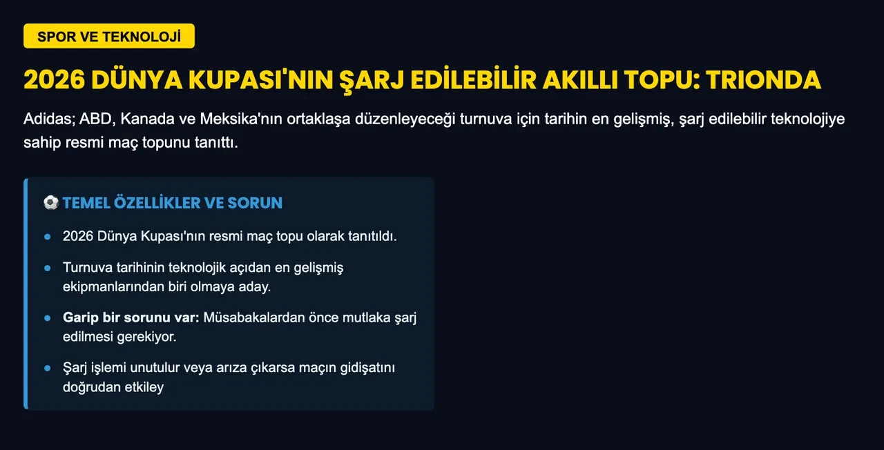 Dünya Kupası için üretilen topun çok garip bir sorunu var! Teknoloji harikası ama...