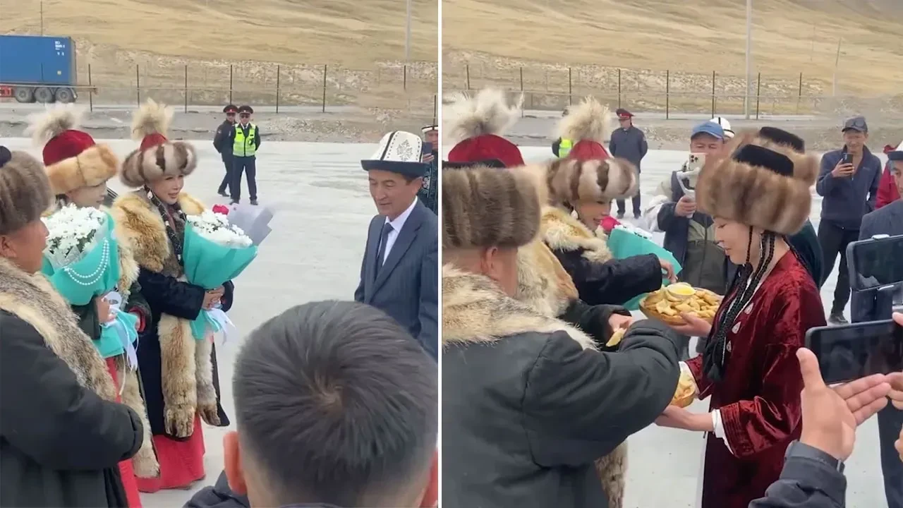 Çin’den yola çıkan Kırgız kızlar 20 günlük İpek Yolu yolculuğunu at sırtında tamamladı!