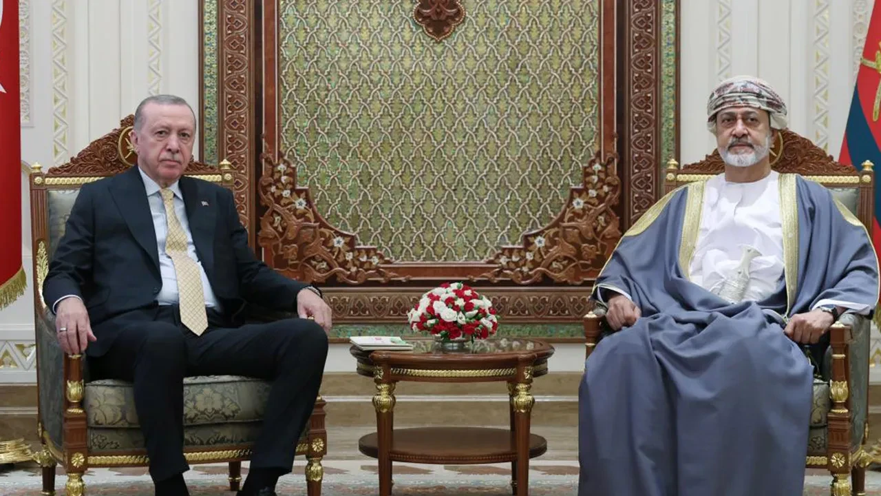 Cumhurbaşkanı Erdoğan, Umman Sultanı Tarık ile görüştü