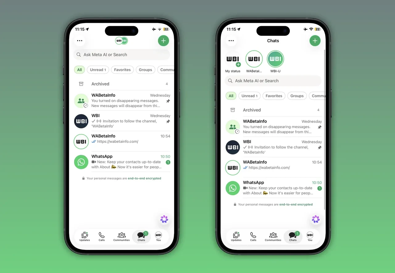 WhatsApp’ta yeni dönem: Arayüz tamamen değişiyor