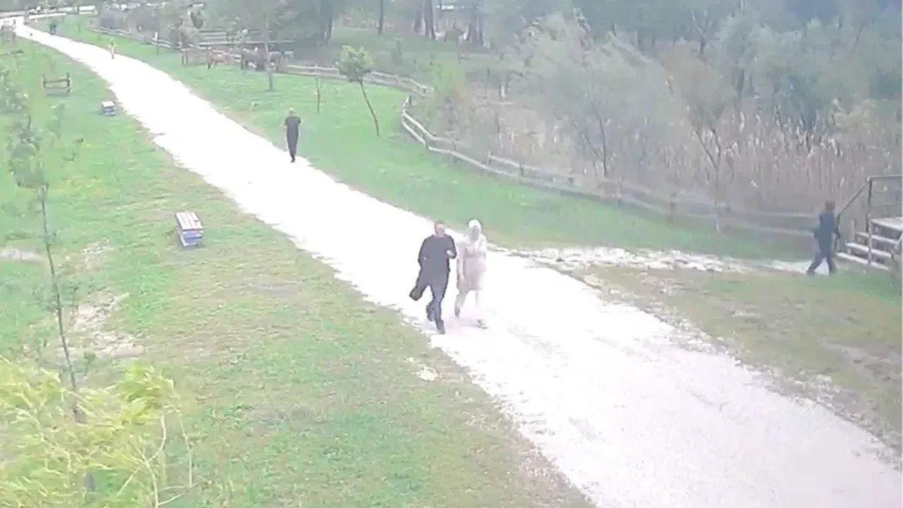 Gölette cesedi bulunan Rukiye'nin son anları kamerada! 
