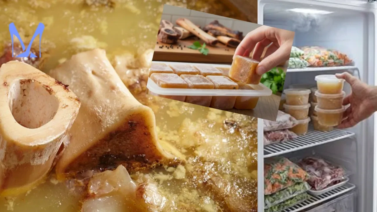 Pratik ve az yer kaplayan kemik suyu saklama yöntemleri! Buzluk için kemik suyu nasıl yapılır?
