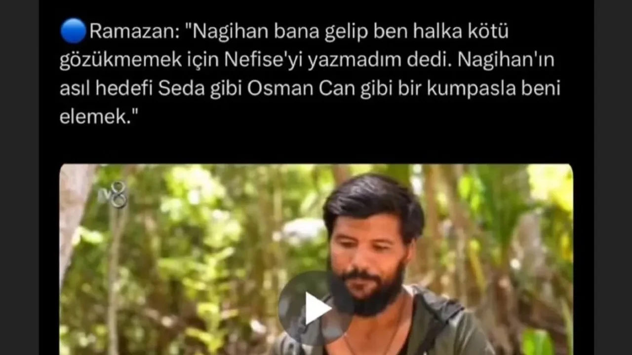 Survivor 2026’ya veda eden Seda Albayrak’tan Ramazan paylaşımı! “Sinsi biri gibi davranıyor”