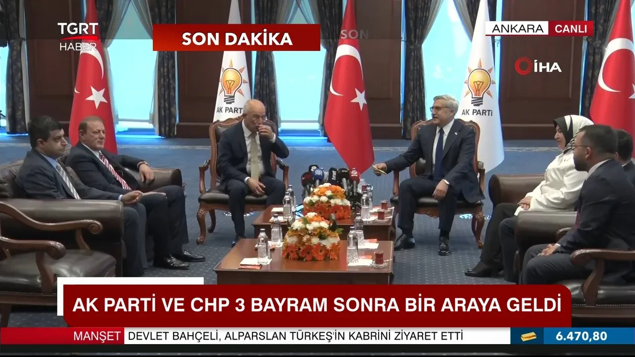 Siyasete bayram molası! AK Parti ve CHP 3 bayram sonra bir arada