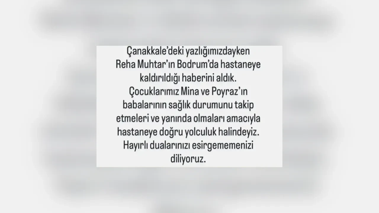 Reha Muhtar hastaneye kaldırıldı! Reha Muhtar’ın sağlık durumu nasıl?