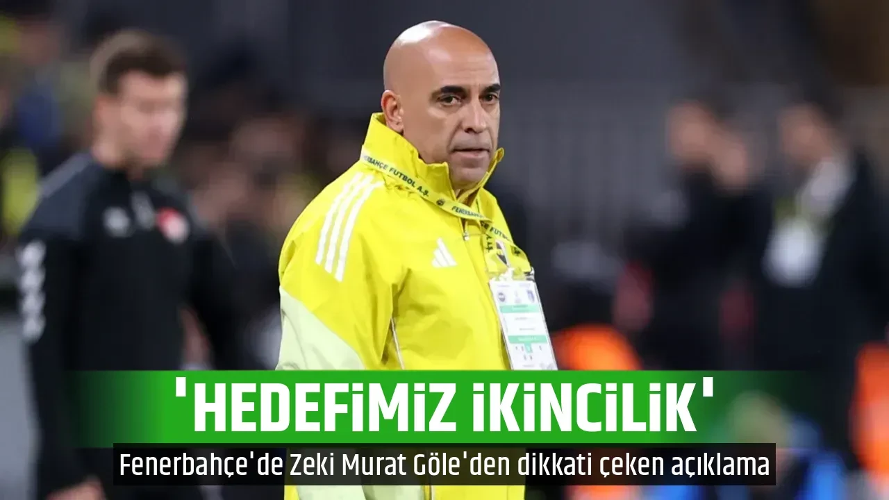 'HEDEFİMİZ İKİNCİLİK'