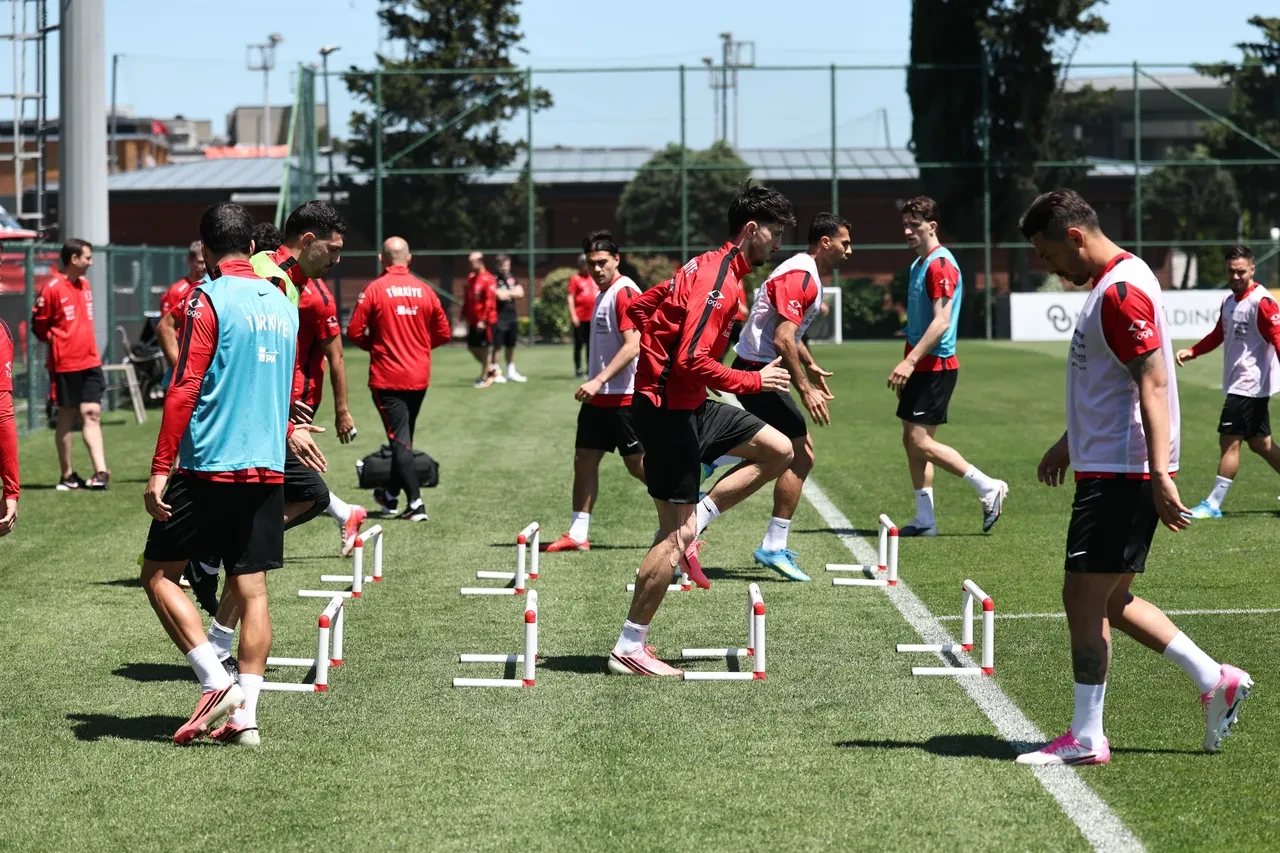 A Milli Takım, Kuzey Makedonya hazırlıklarına devam etti