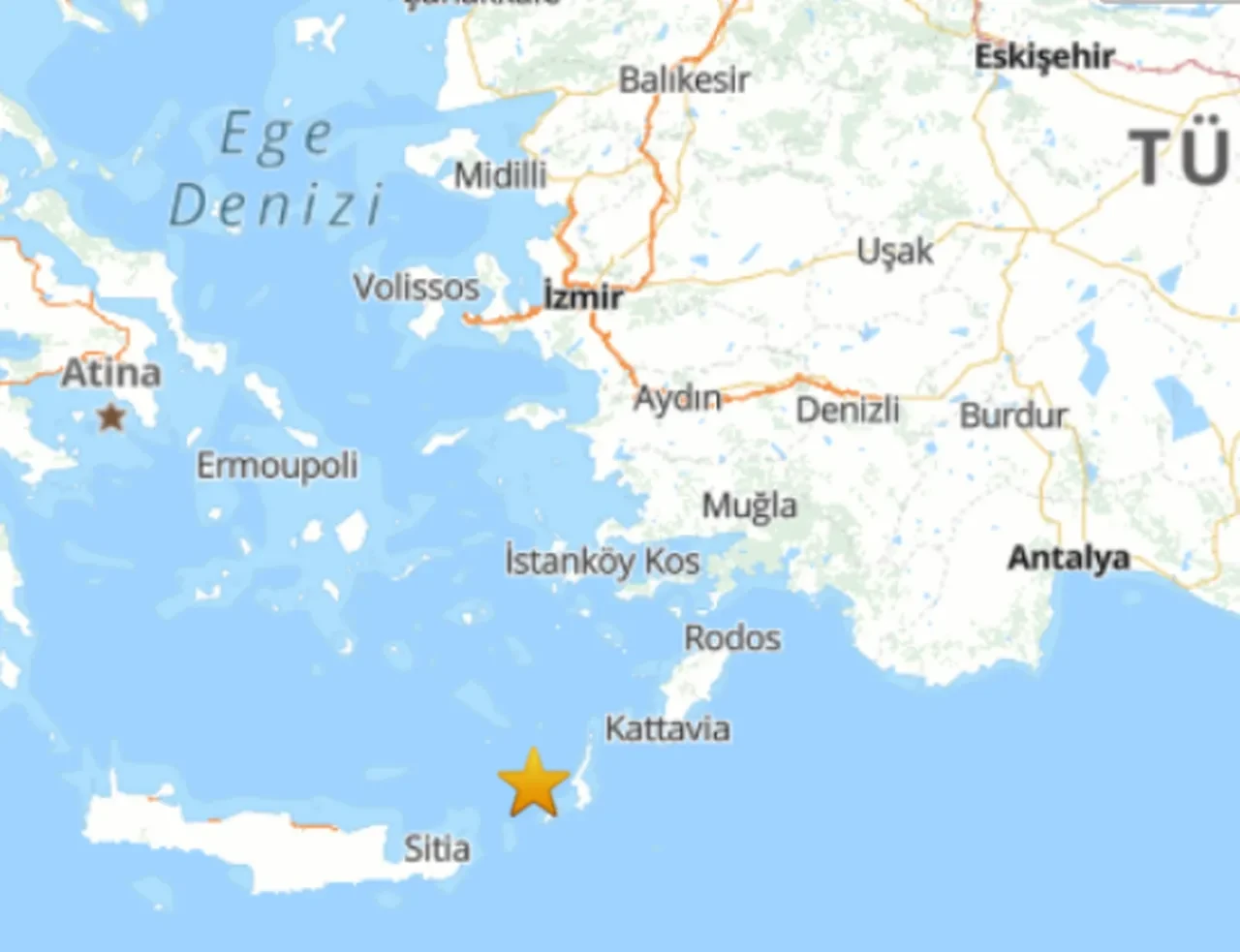 Ege Denizi'nde deprem oldu! AFAD verileri paylaştı