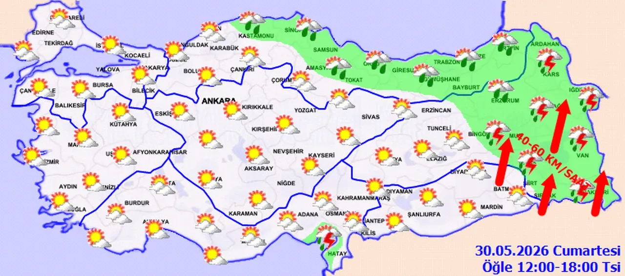 Meteoroloji 3 bölgeyi uyardı: Sağanak ve fırtına geliyor