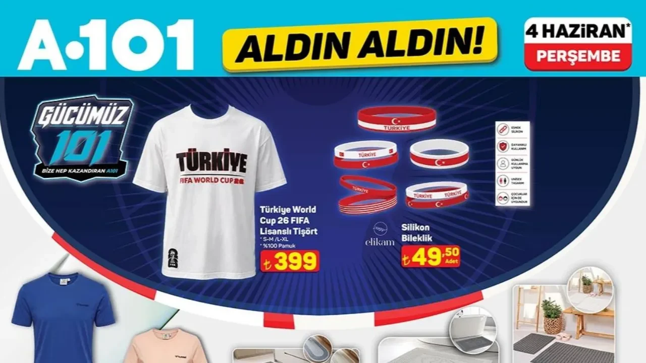 4 Haziran A 101 aktüel kataloğu indirimli ürünler listesi belli oldu! A 101 güncel katalog