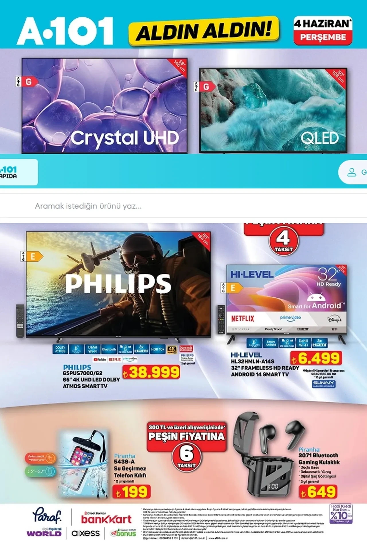 4 Haziran A 101 aktüel kataloğu indirimli ürünler listesi belli oldu! A 101 güncel katalog