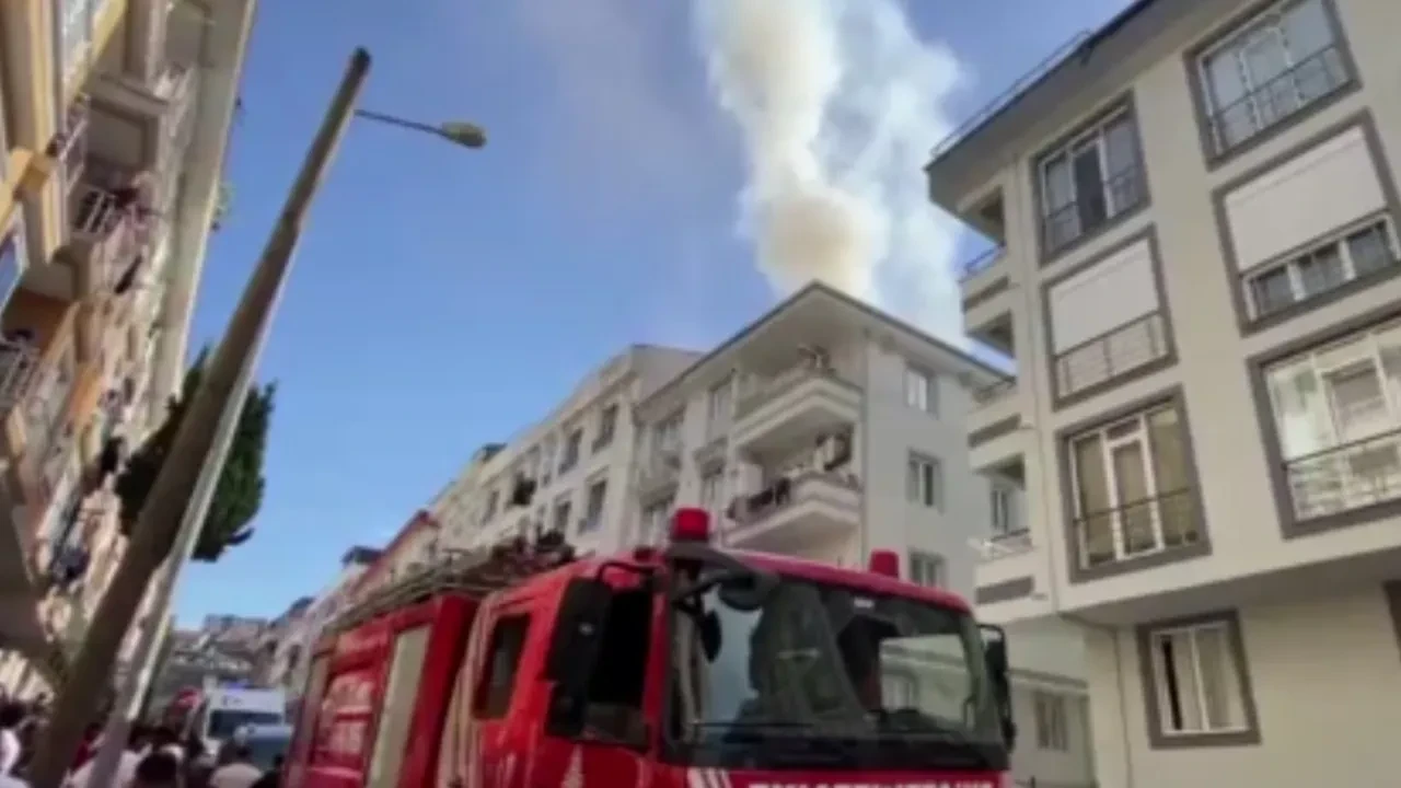 İstanbul'da bir binadan alevler yükseldi! Çok sayıda ekip sevk edildi