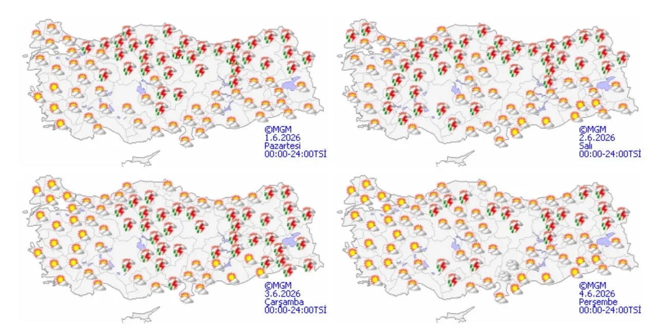 Meteoroloji tarih verdi: Sağanak ve sıcaklık yükselişi bir arada