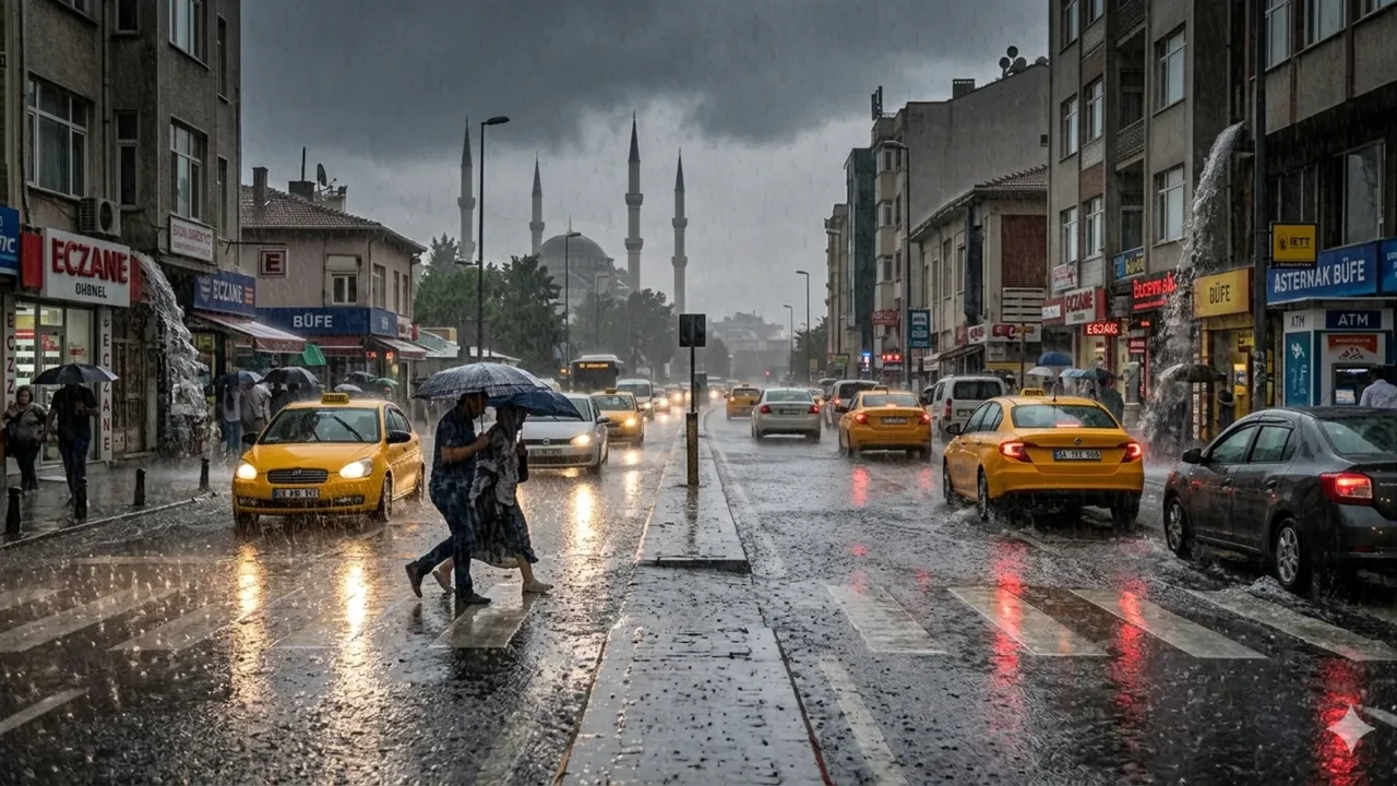 Meteoroloji tarih verdi! İstanbul dahil birçok kente sağanak yağmur geliyor