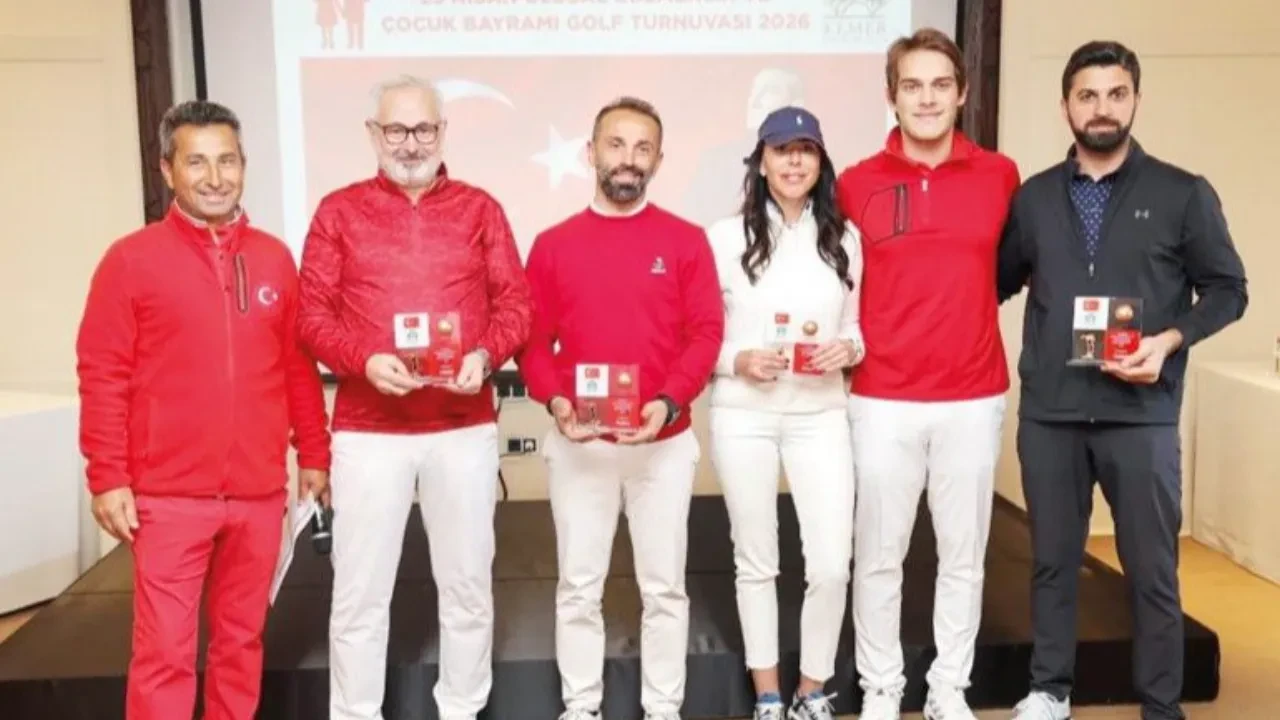 Kemer Country Club'daki 23 Nisan'a Özel Golf Turnuvası'nda Ali Elbeyoğlu dikkat çekti