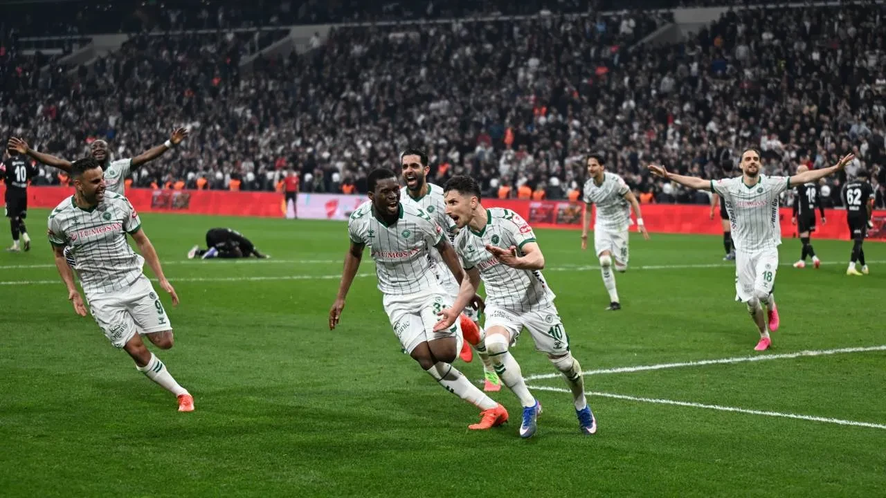 Beşiktaş kupaya veda etti! Konyaspor, 1-0 kazanarak finale yükseldi