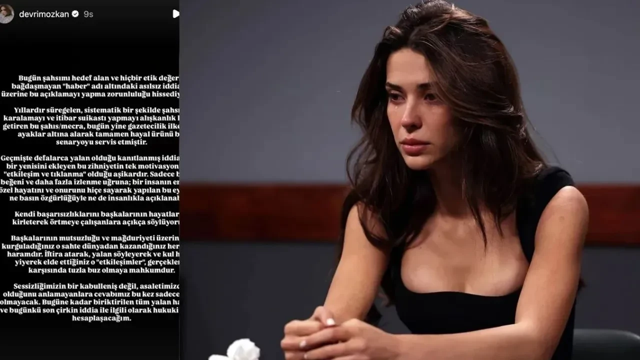 Devrim Özkan saçı kokuyor iddiaları asılsız çıktı! Magazin muhabiri özür diledi