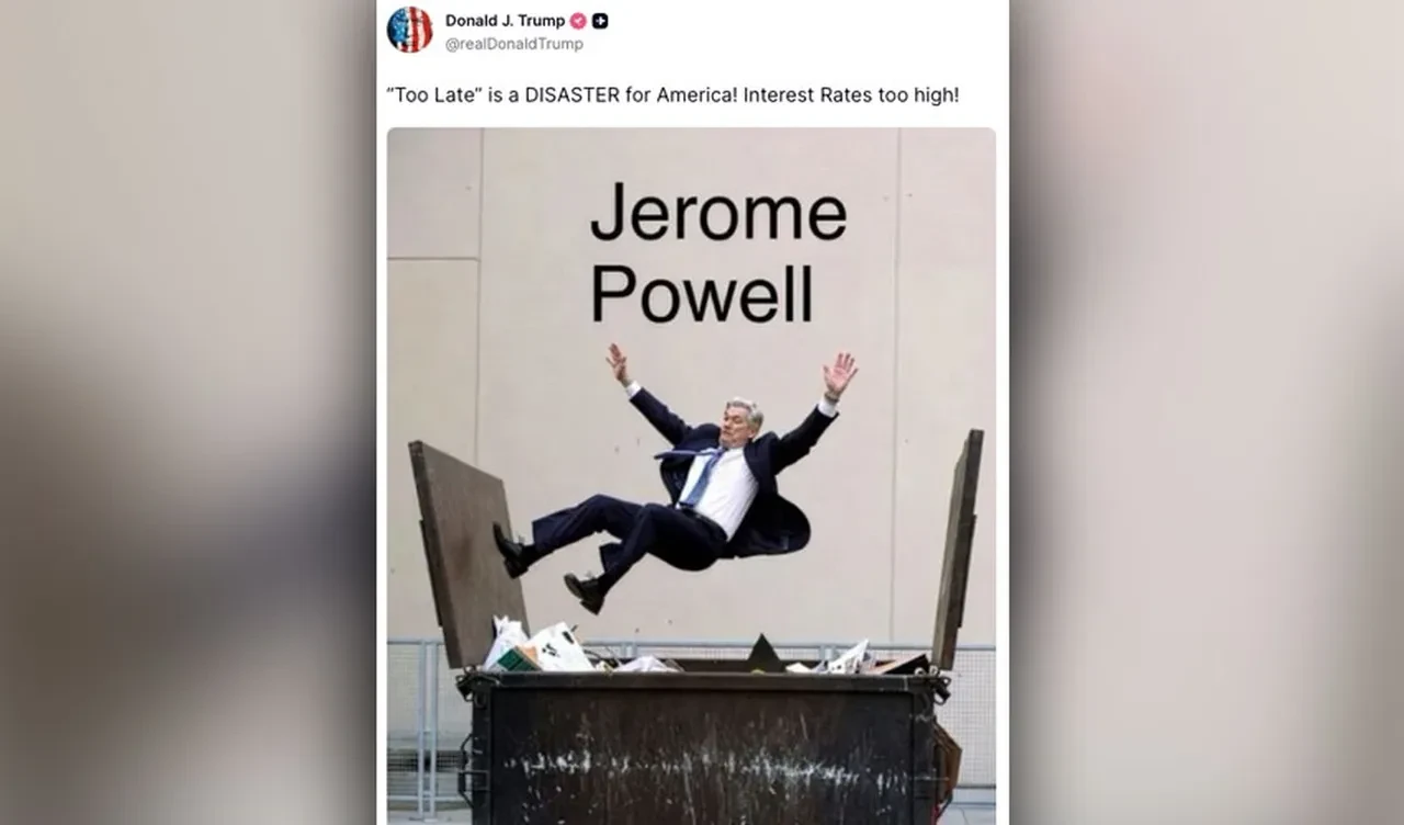 Faiz oranlarına kızan ABD lideri Trump, Fed Başkanı Jerome Powell'i 'çöpe attı!'