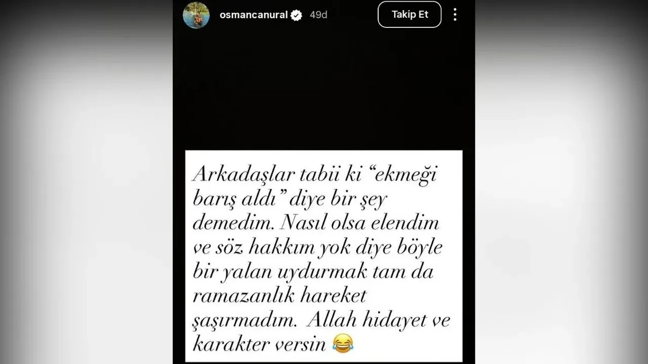 Ramazan “Barış Murat Yağcı ekmek çaldı” iddiasında bulundu! Osman Can’dan yalanlama geldi