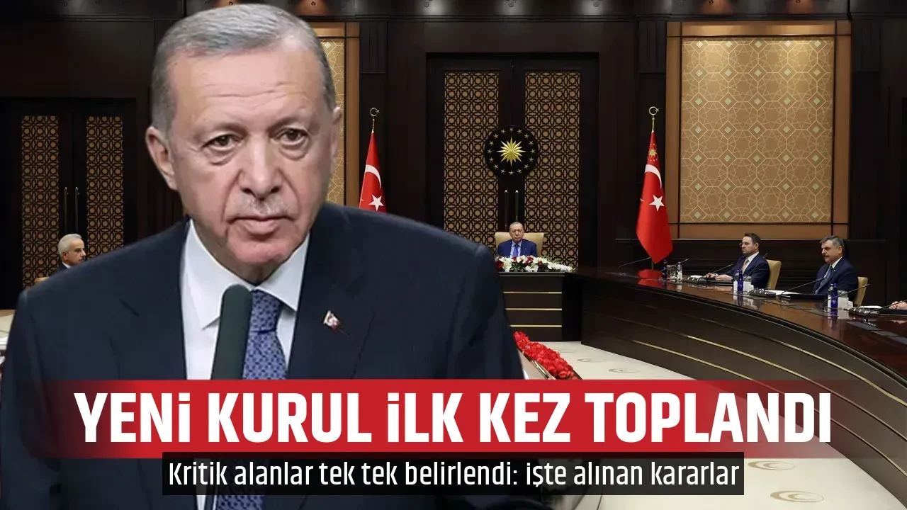 YENİ KURUL İLK KEZ TOPLANDI