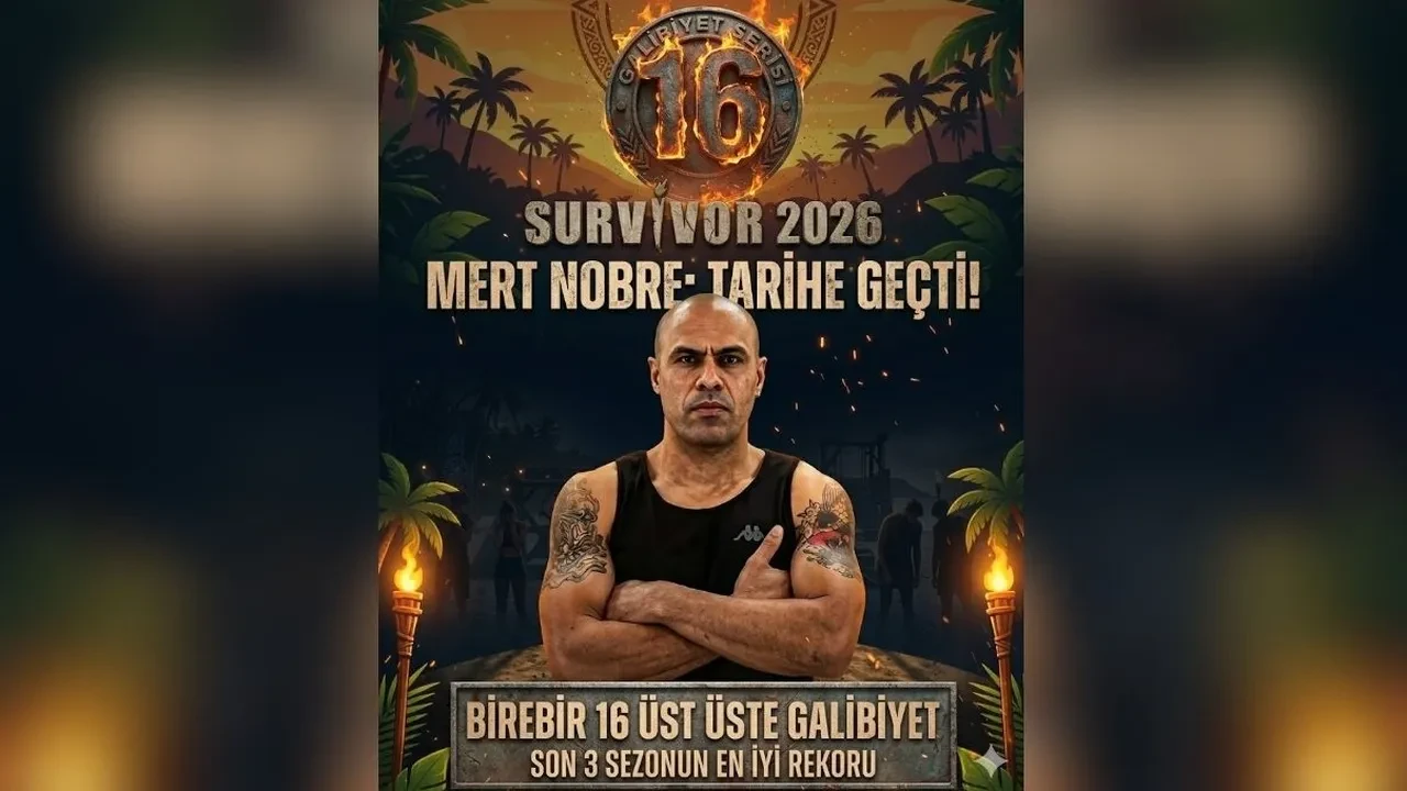 Survivor 2026’da rekor kırıldı! Mert Nobre Survivor’ın son 3 sezonun rekorunu kırdı!