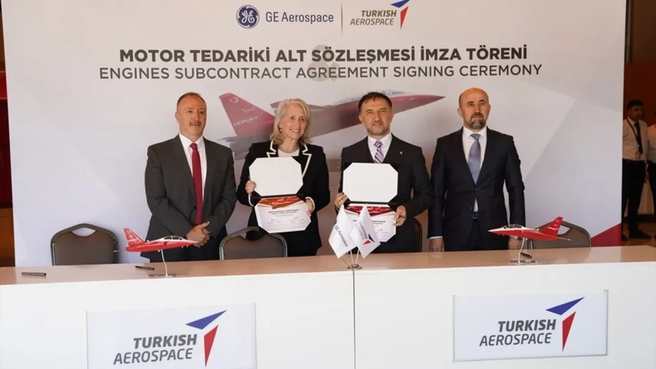 TUSAŞ ve GE Aerospace, HÜRJET F404 motorları için anlaşma imzaladıı