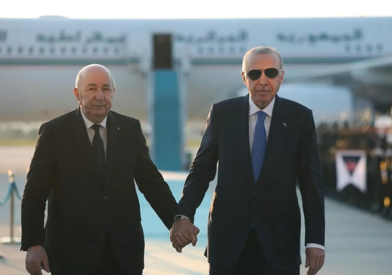 Cumhurbaşkanı Erdoğan, Cezayir lideri Tebbun’u karşıladı