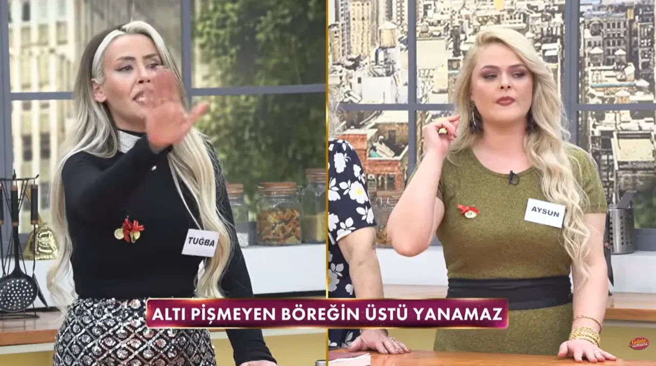 Gelinim Mutfakta tadım masasında şok kavga! Ucuz bir pazardan alınmış kiralık kayınvalidesin